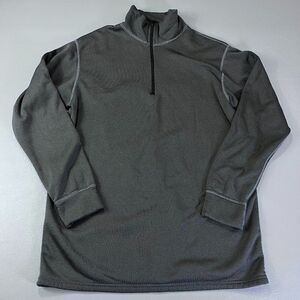 Kenyon Polartec Jacket Mens Large Fleece Lined Lightweight Gray Made in USA